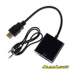  MCC HDMI to VGA + Audio 3.5 mm, black